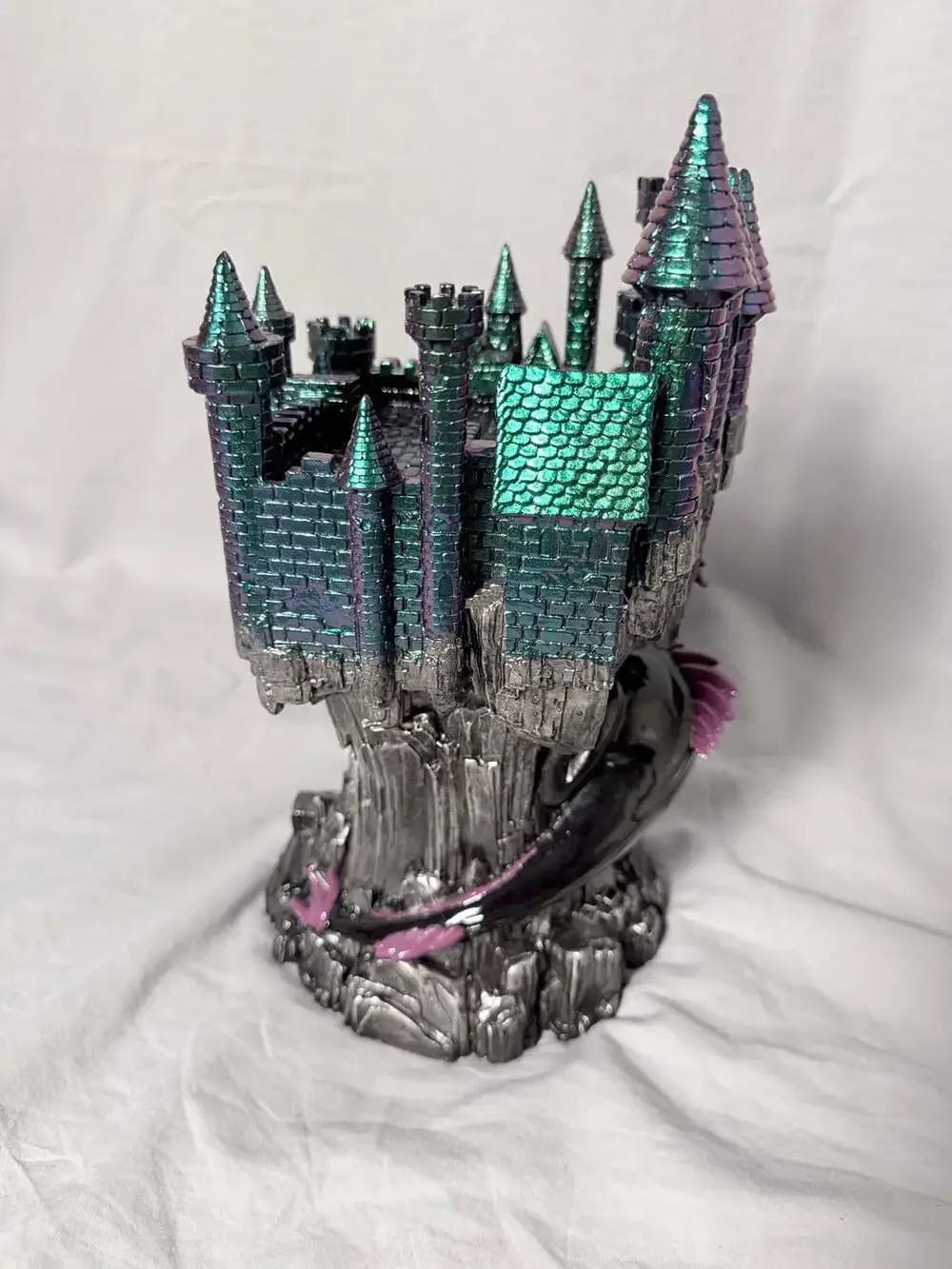 Bath & Body Works Disney Maleficent Dragon Castle 3-Wick Candle Holder - Picture 3 of 7